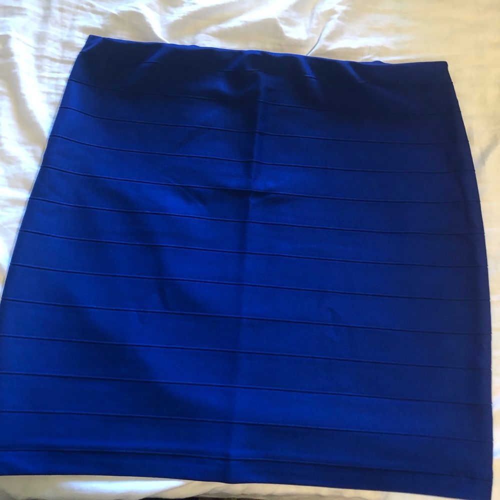 Joseph Ribkoff electric blue skirt